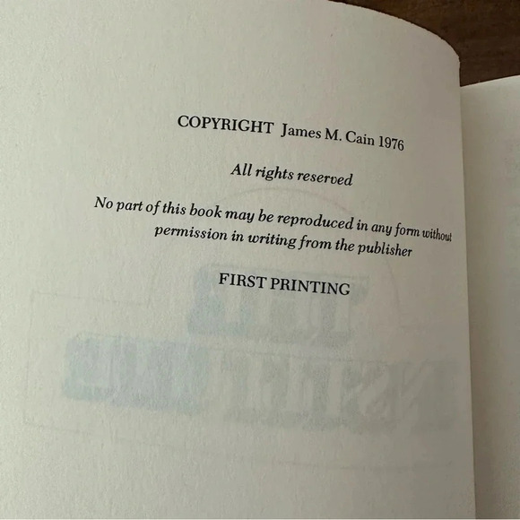 James M. Cain 1st Edition Hard Back Books 4 Book Set GUC - Picture 10 of 13